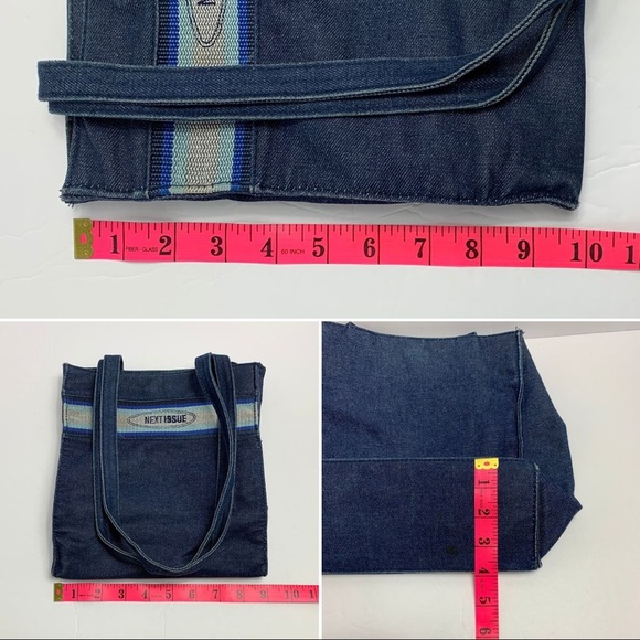 NEXT ISSUE | Small Denim Tote Bag - Picture 5 of 5